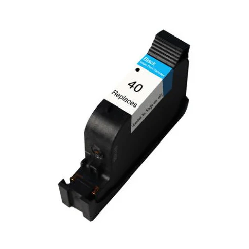 8 шт. совместимый для hp40 51640A с черными чернилами картриджи замены 40 Designjet 230 250c 330 350c