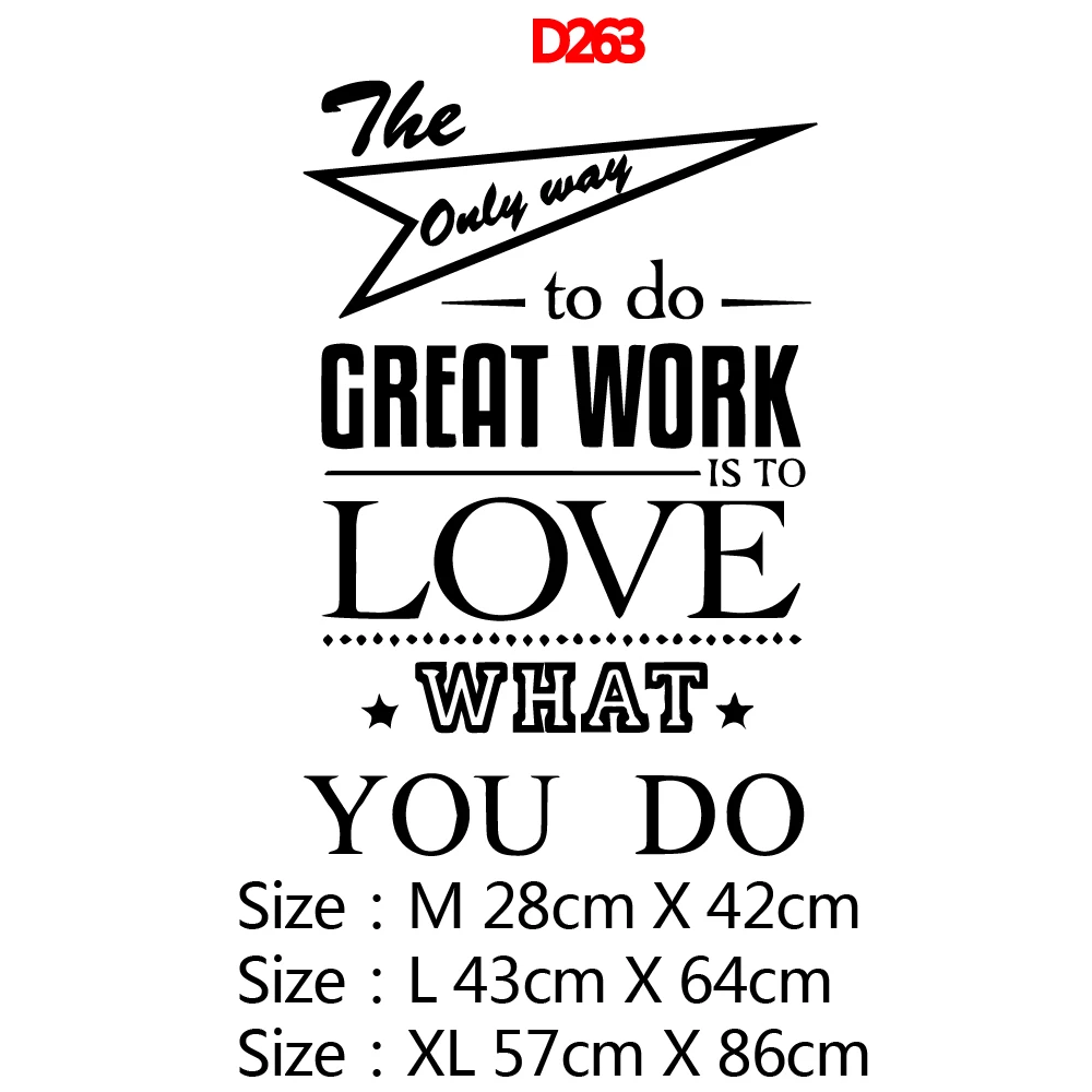 Роскошные Настенные наклейки с надписью love what you do клейкие обои виниловые