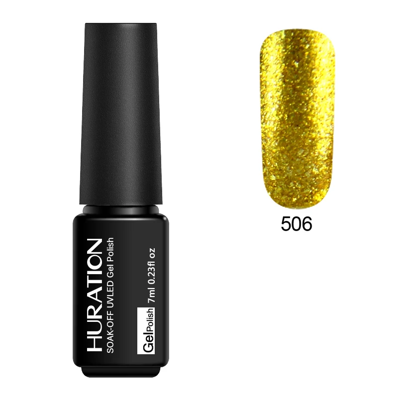 Huration Platinum Nail Gel Polish Lacquer Lak Semi Permanent Lucky 12 Colors UV LED Lamp Flash Varnish | Красота и здоровье