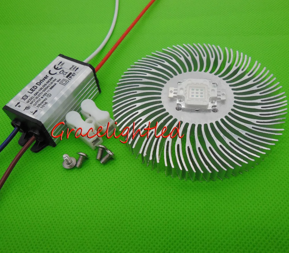 Светодиодный чип полного спектра 10 Вт UV 395 425nm IR 840 940nm теплый белый натуральный