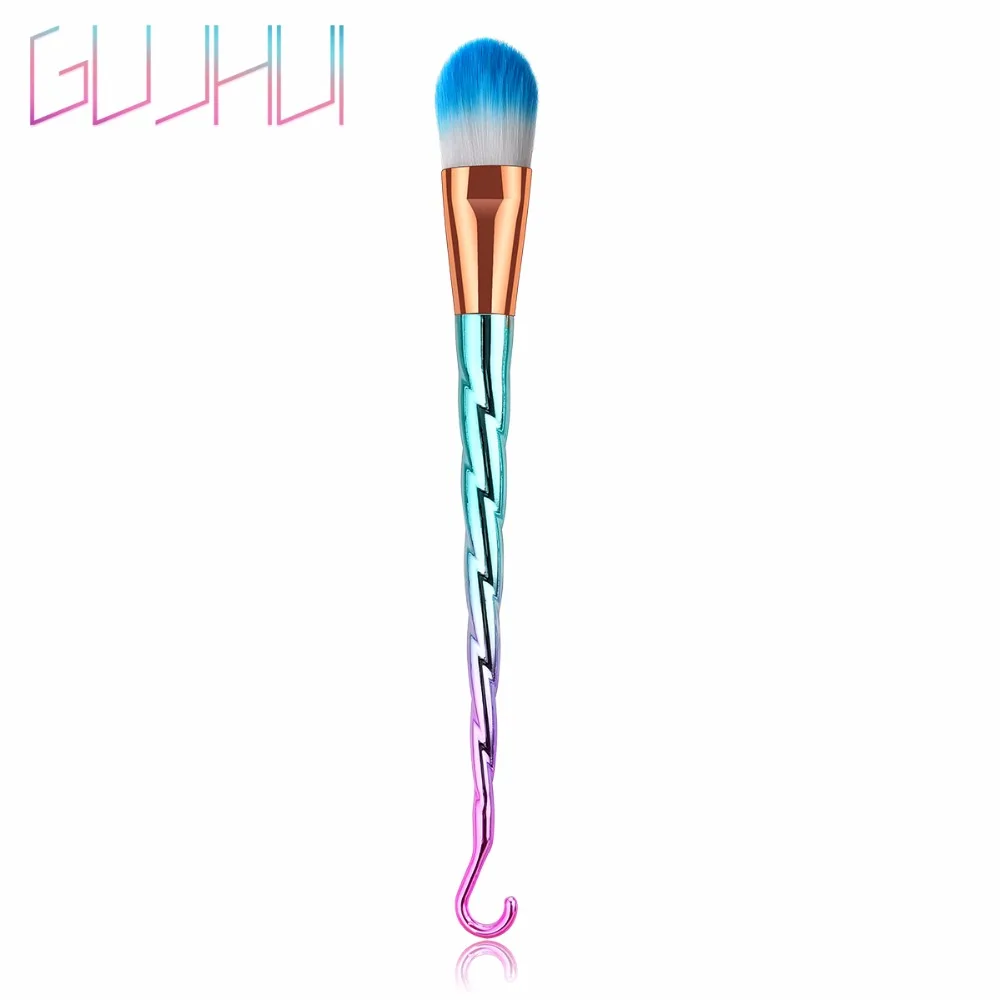 GUJHUI 10 шт Макияж Кисти Инструменты для красоты с обдувом яркие эксклюзивные новые