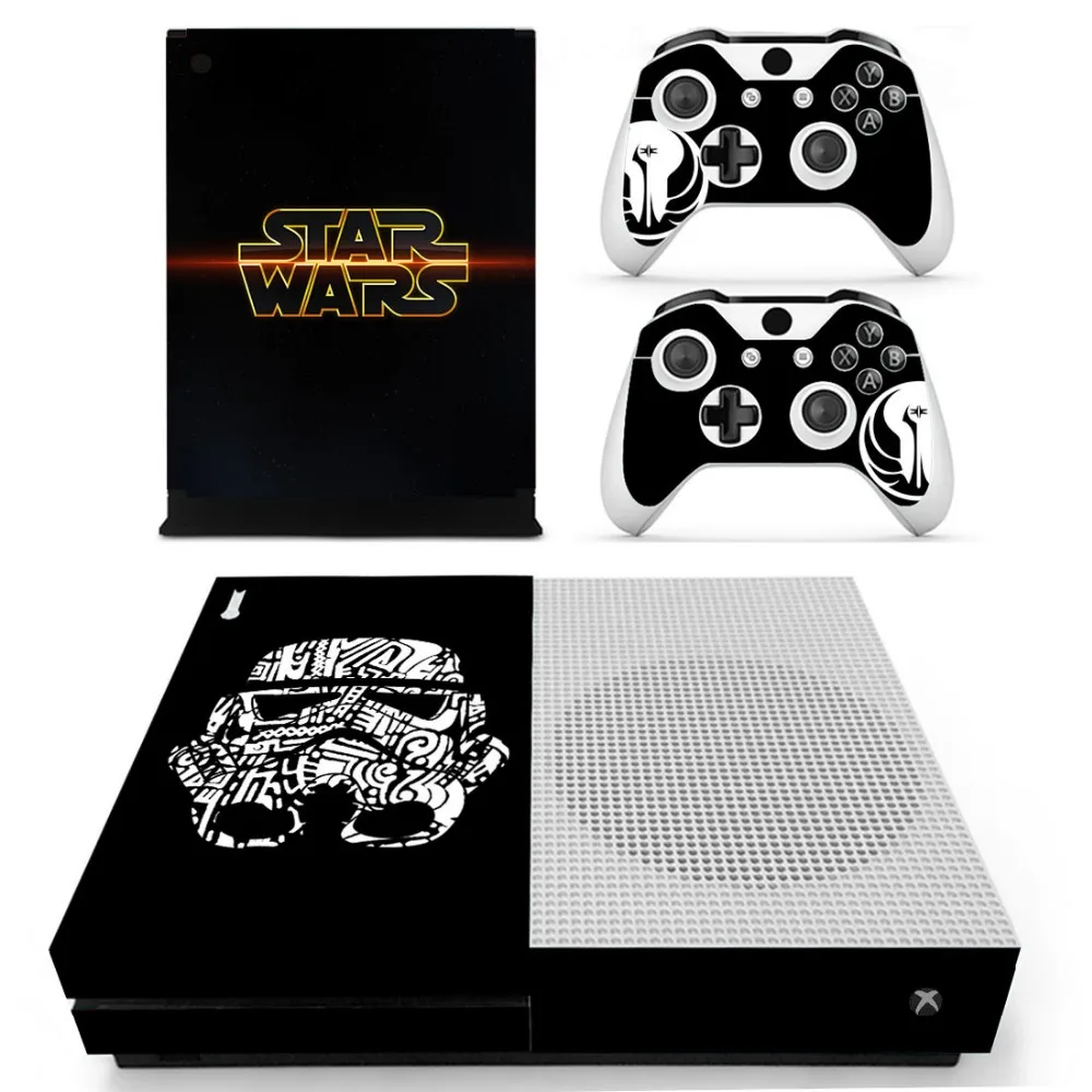 Звездные войны виниловая кожа наклейки для XBOX One S консоль с двумя беспроводными