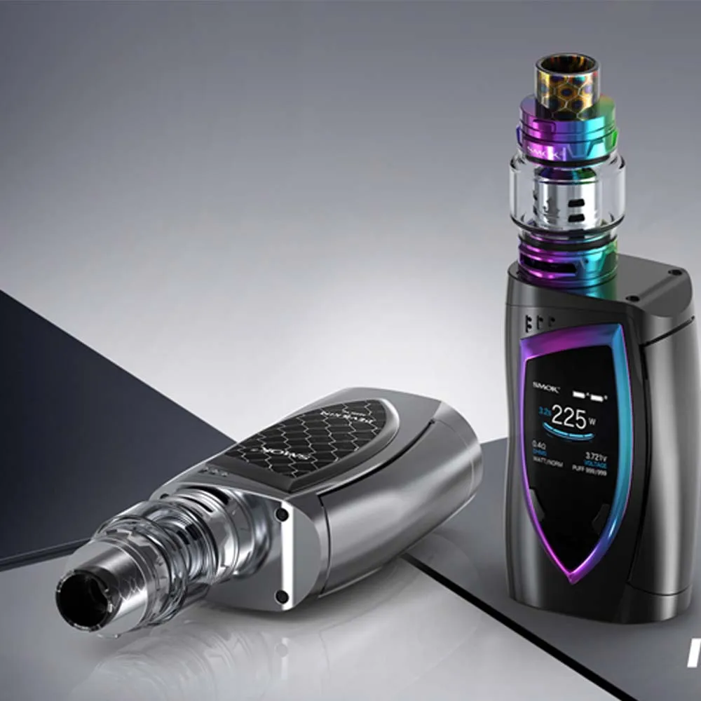Электронных сигарет SMOK Devilkin комплект 225 Вт Mod с 8 мл TFV12 принц Танк V12 Q4 T10 катушки