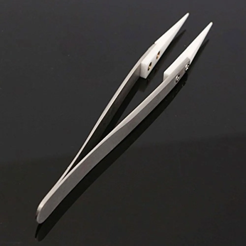 Прочный термостойкий Пинцет из нержавеющей стали и керамики Непроводящий