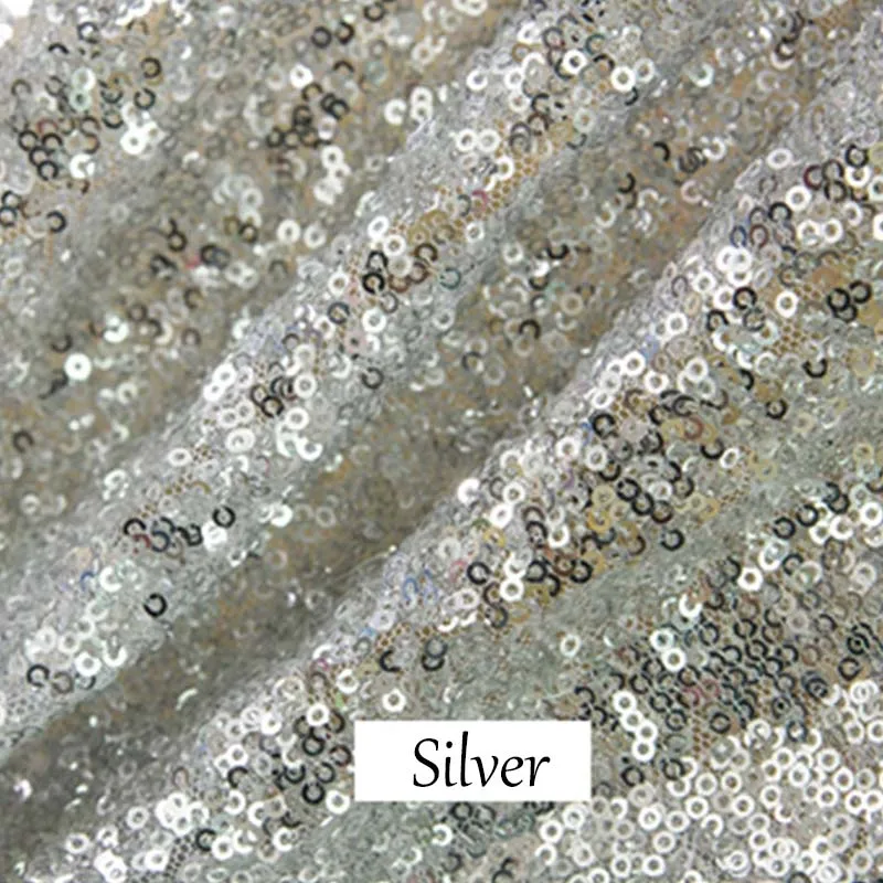 Бесплатная доставка 2 м/лот блестящая вышитая ткань с пайетками 3 мм сетчатая для