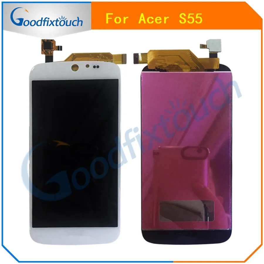 Для Acer Liquid S55 ЖК дисплей сенсорный экран панель дигитайзер сборка для LCD запасные