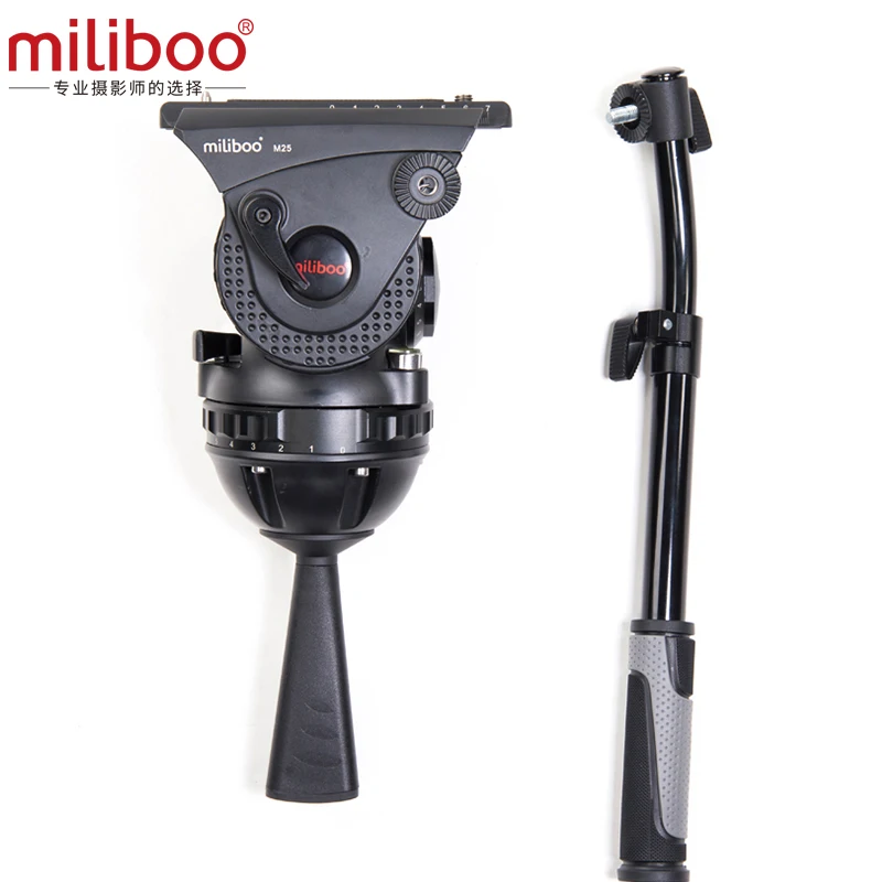 Miliboo M25 вещательная видеокамера с панорамной головкой и Quick Release Plate нагрузка 25 кг