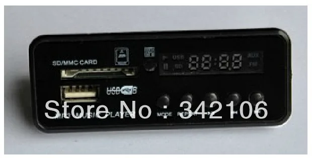 Бесплатная доставка! Mp3 декодер с дистанционным дисплеем FM можно использовать 12 В