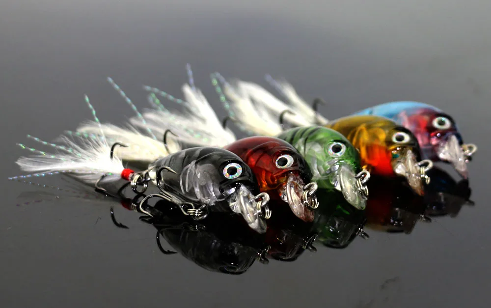 Набор 50 шт. изысканные мини-приманки с крючком рыболовные приманки 4 5 см г