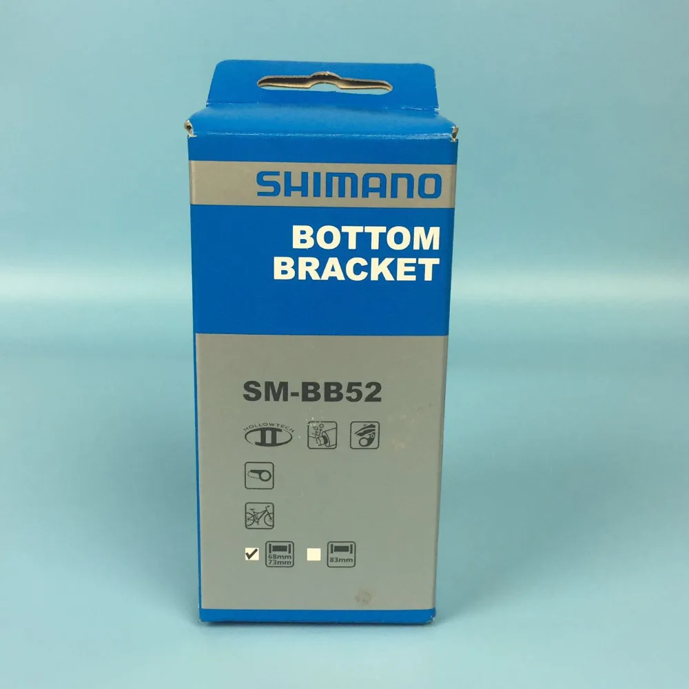 Shimano SM-BB52 SM-BB70 Нижний Кронштейн велосипедный Велосипед Оси костюм для SLX горный BB