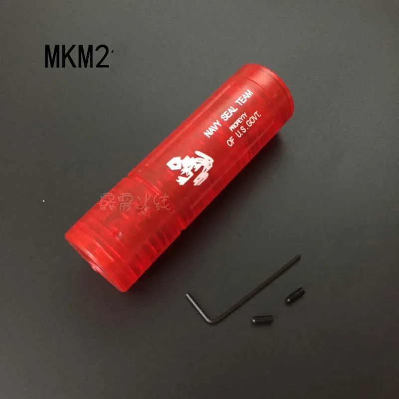 Спорт на открытом воздухе гель мяч пистолет для Звездный угол MKM2/M4 специальный глушитель пожарная Крышка Модифицированные изысканные аксессуары. MI09 - Цвет: 1pcs