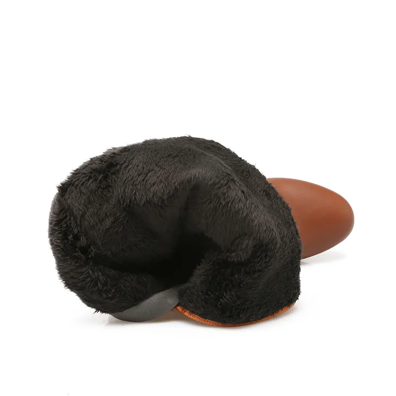 

MORAZORA 2020 new arrival women knee high boots buckle zipper winter boots high heels shoes woman Motorcycle Boots big size 43