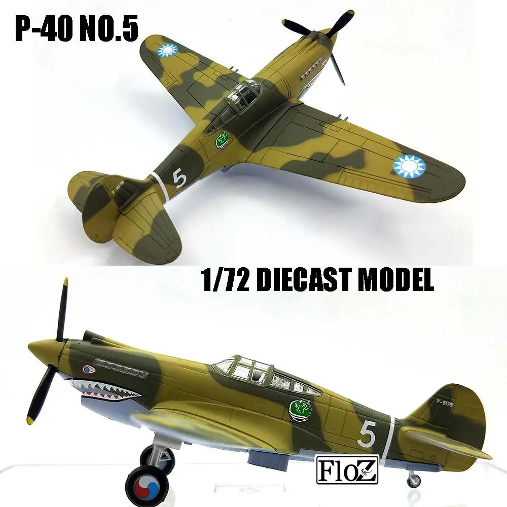 WWII P-40 NO.5 1/72 модель самолета литья под давлением |