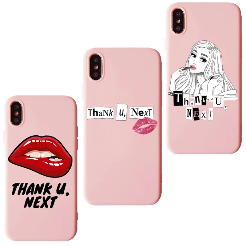 Спасибо, Next Ariana Grande мягкий карамельный чехол для телефона для iPhone 11Pro 11 X XR XS Max 8 7 6s Plus 7plus 8plus