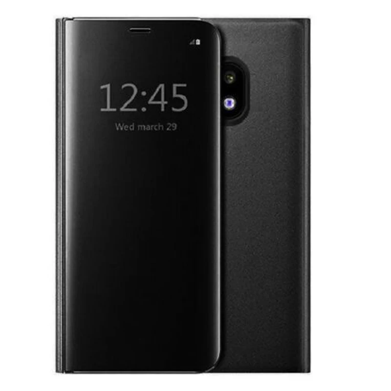Умный зеркальный флип-чехол для samsung Galaxy S8 S9 плюс S10 S10e S7 край S6 Note 9 8 J7 J5 A6 A8 J4 J8 J6 A5 крышка
