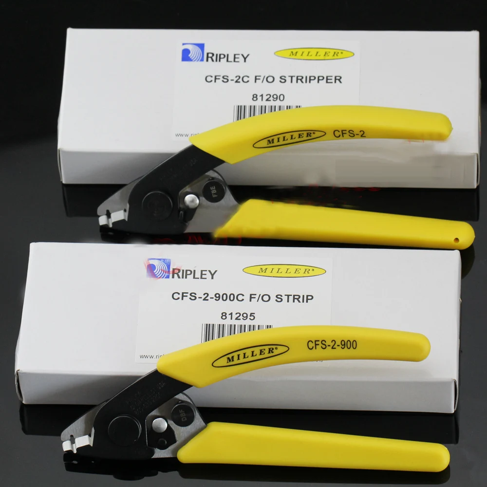 

CFS -2 900C Fiber Optic Stripper 125um micron fiber with 250um micron buffer coating and 900um Optical fiber cord wire stripper