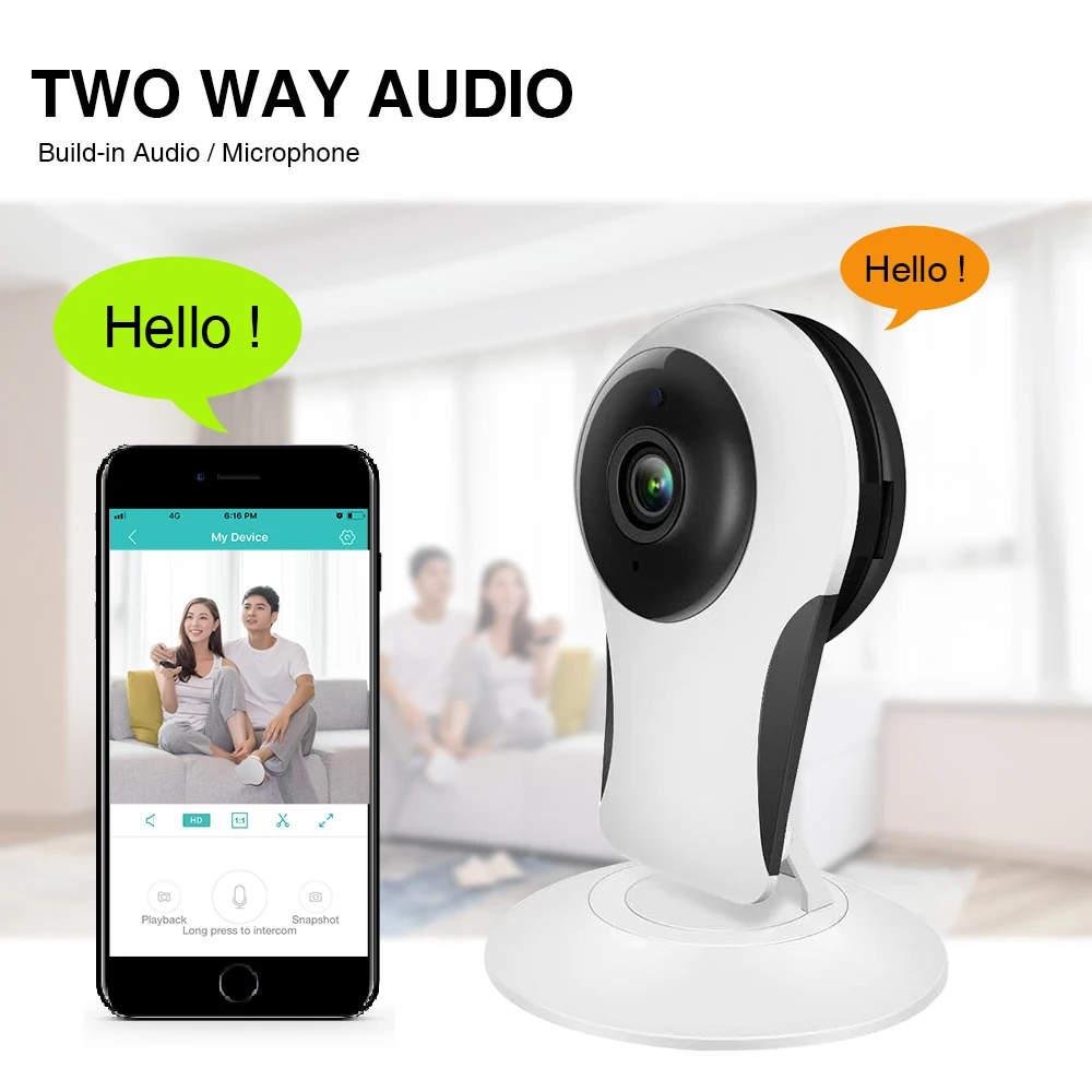 Камера видеонаблюдения Loosafe беспроводная камера безопасности для дома Wi Fi P2P 720P