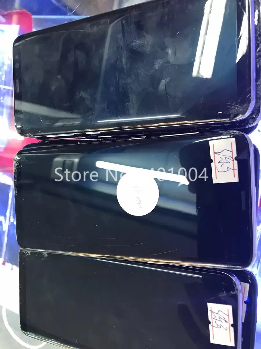 Практика ЖК-дисплей экраном assmebly с рамкой для Samsung S6Edge plus s7edge S8 плюс рамы и стекла