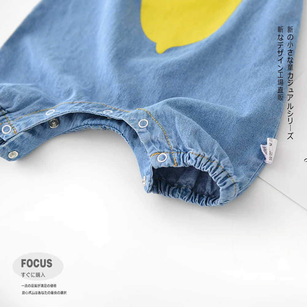 2009 летние милые мягкие джинсовые лямки с рисунком лимона для мальчиков и