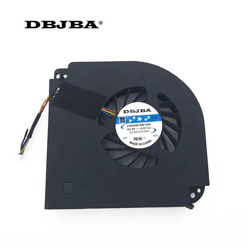 

Laptop CPU Cooling Fan for DELL Precision M6500 M6400 CPU FAN W227F DFS601605LB0T N7J57 ZB0508PHV1-6A B3624.13.V1.F.GN