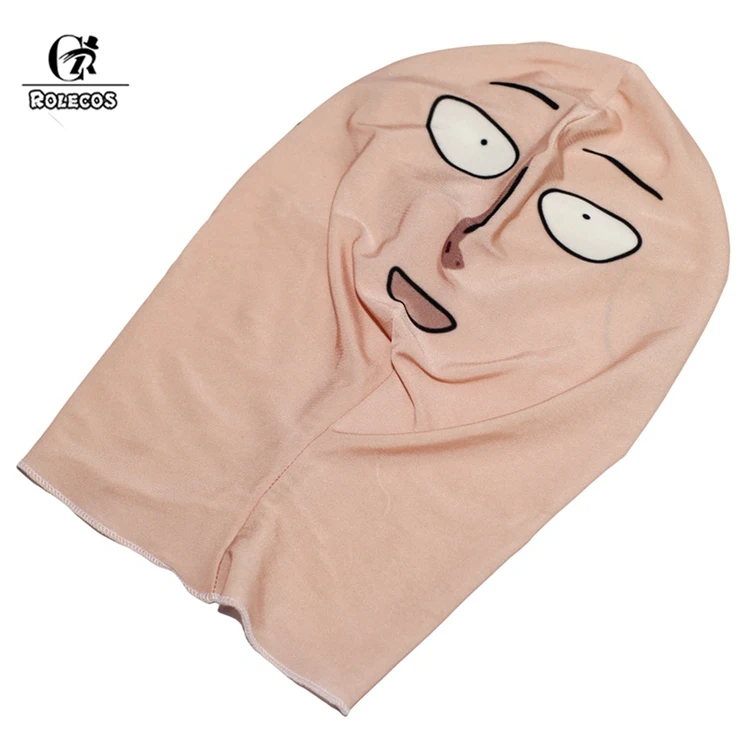 ROLECOS One Punch Man Косплей Saitama Косплей Маска Saitama мужские головные уборы Аниме Косплей Костюм эластичная шляпа