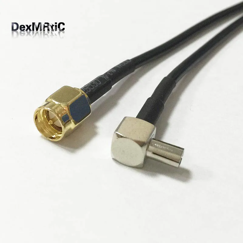 Новый Вилочная часть разъема SMA переключатель TS9 под прямым углом соединительный