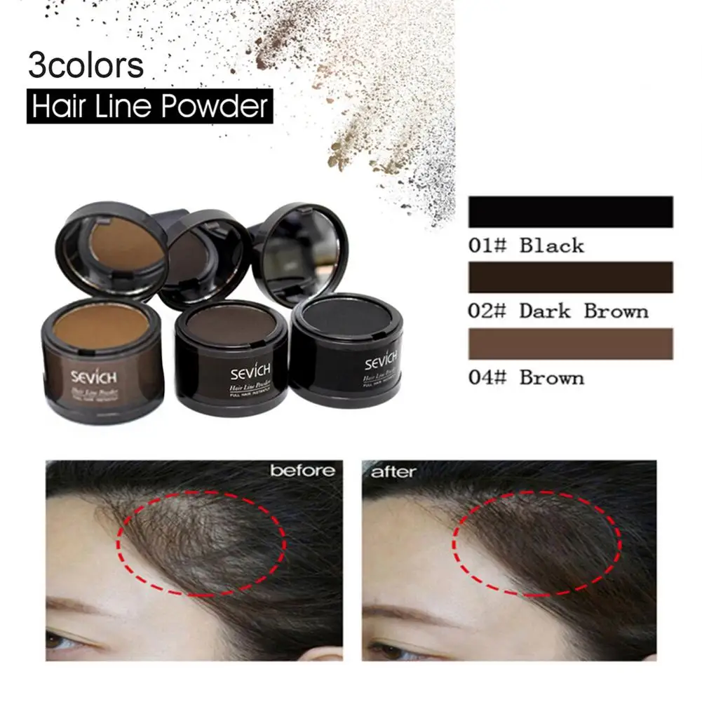 Водонепроницаемый haar lijn poeder in haar kleur Rand контроллер Haar Lijn Shadow Make консилер для волос Wortel Cover Up унисекс прямой 40P
