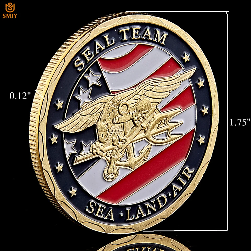 США Department военно-морского флота Land Air Seal Team на военную тематику монета коллекция