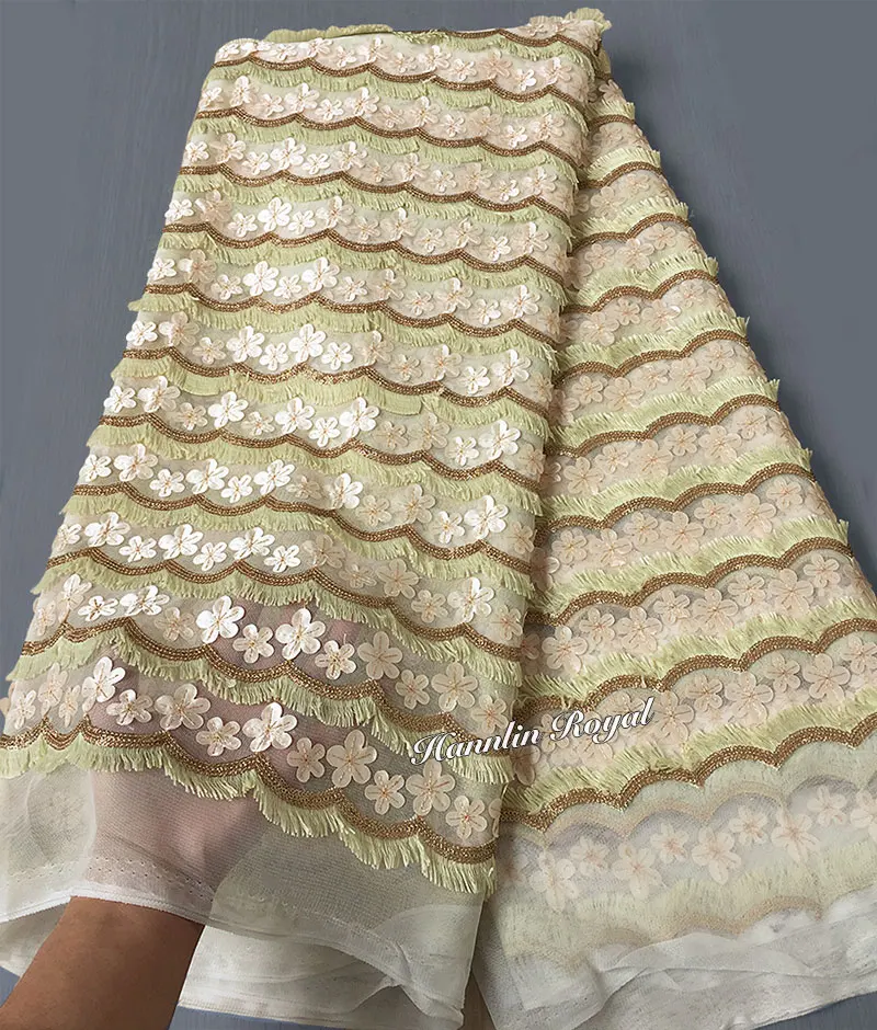 

white black top class sheer mesh lace French tulle fabric with rough selvedges paillette sequins high quality 5 yards/pc