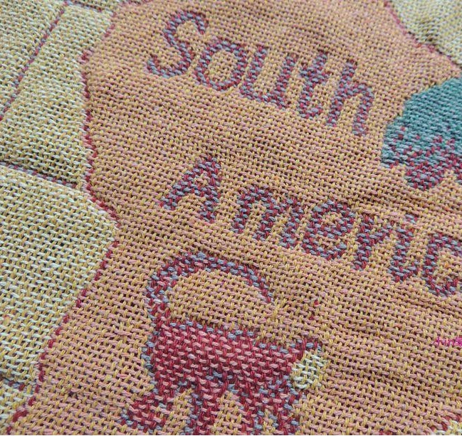 Американская карта мира одеяло хлопок нить гостиная ковер коврики|american blanket|map