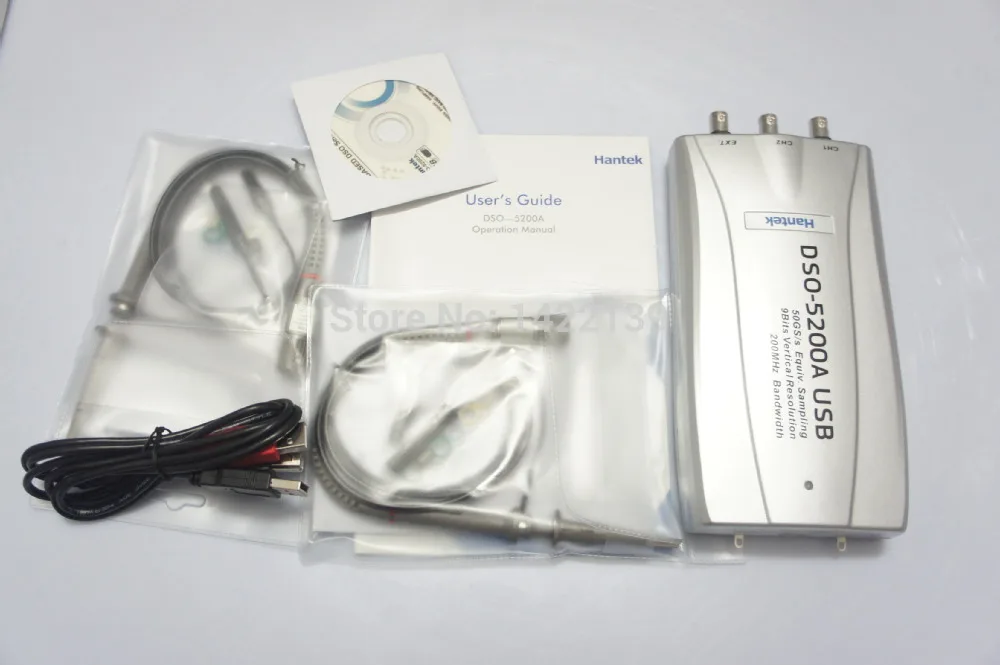 Hantek DSO 5200A ПК на основе USB цифровой осциллограф 250 мм/с фото|Осциллографы| |