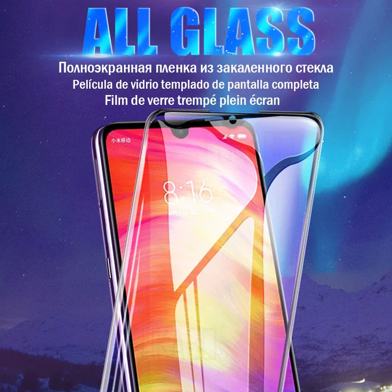 5D полное покрытие из закаленного стекла для Xiaomi Redmi Note 7 6 Pro Redmi 4X5 Plus 6 Pro 6A Защитная пленка для экрана для Redmi Note 5 стекло