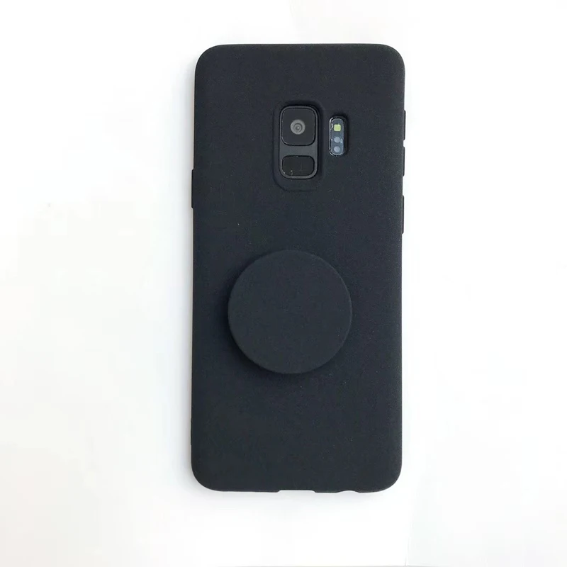 Ультратонкий Мягкий чехол из ТПУ для Samsung Note8 S9 S9plus S8 S8plus с держателем телефона |
