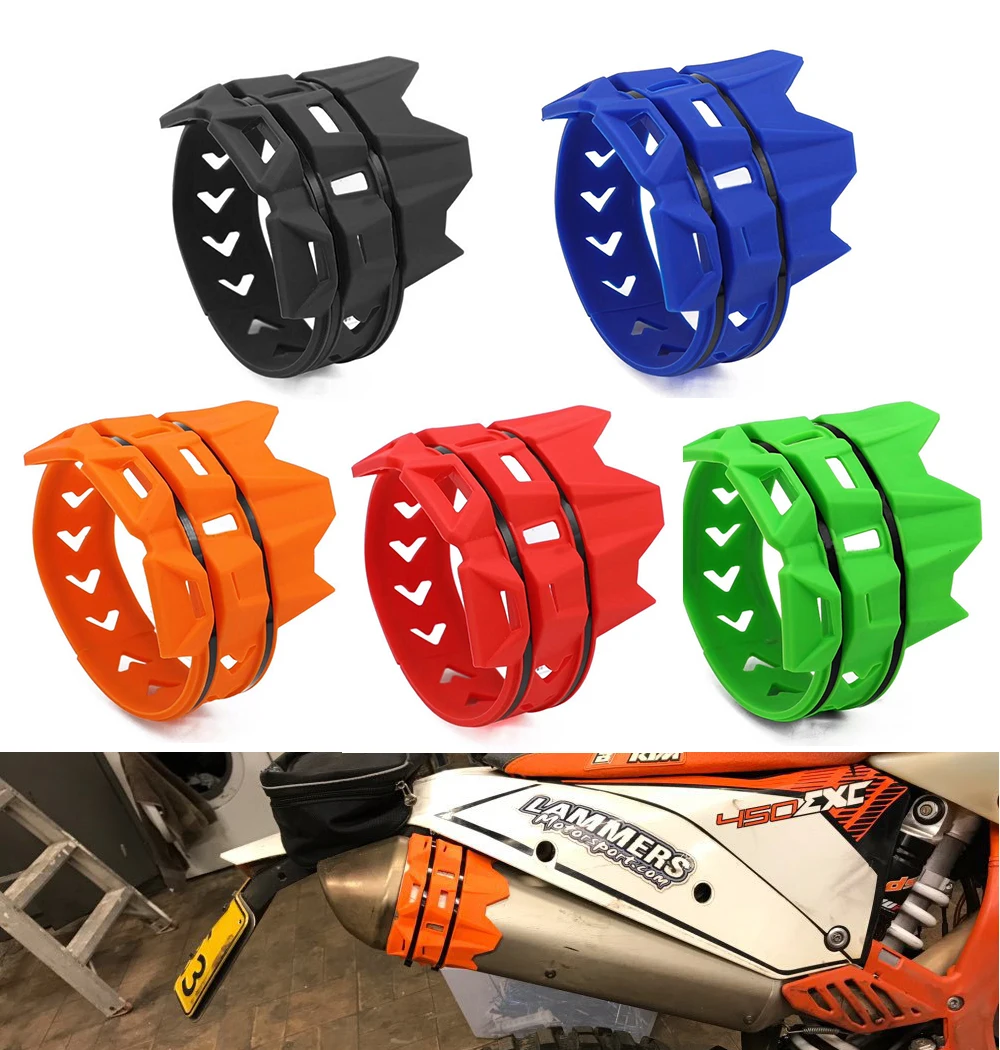 Мотоциклетный глушитель выхлопных газов мотоциклетные Чехлы для honda crf 250 sh 125 yamaha