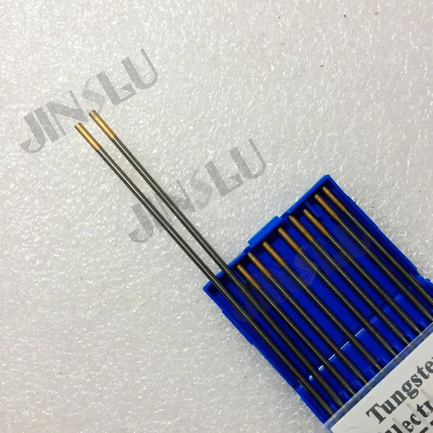 

1.5% Lanthanated WL15 золото TIG сварочный вольфрамовый электрод 3/32x6 "(2,4x150 мм) 10PK