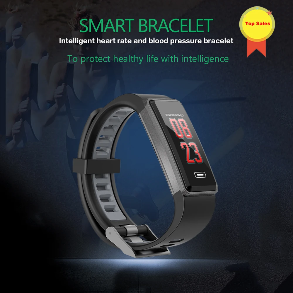 Smart Wristwatch Heart Rate Blood pressure detector Fitness Tracker SmartWatch Waterproof Watch Men Sport watch vs dz09 a1 | Электроника