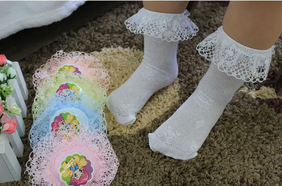 Новое поступление Детские сетчатые носки милые хлопковые тонкие летние дышащие