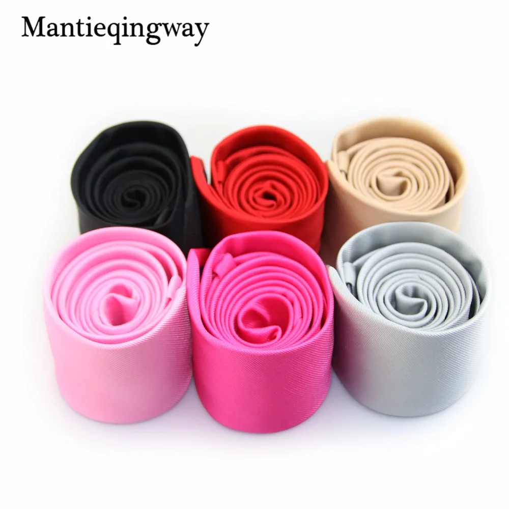 Mantieqingway 6 см классические мужские однотонные Галстуки официальная одежда деловой