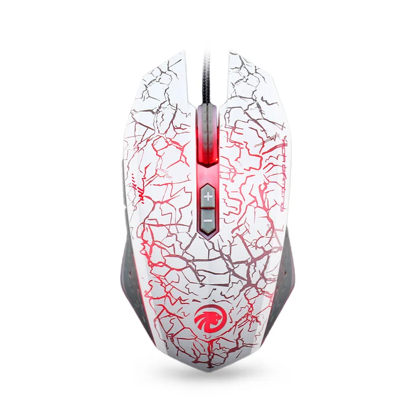FMOUSE мышь Проводная игровая оптическая геймер для видеоигр RGB эргономичная