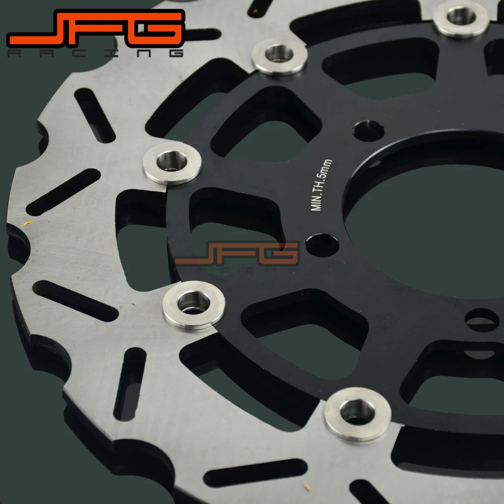 1 пара передних тормозных дисковых роторов мотоцикла для KAWASAKI ZX6RR ZX600 ZX 600 ZX6R ER6F ZX-6R