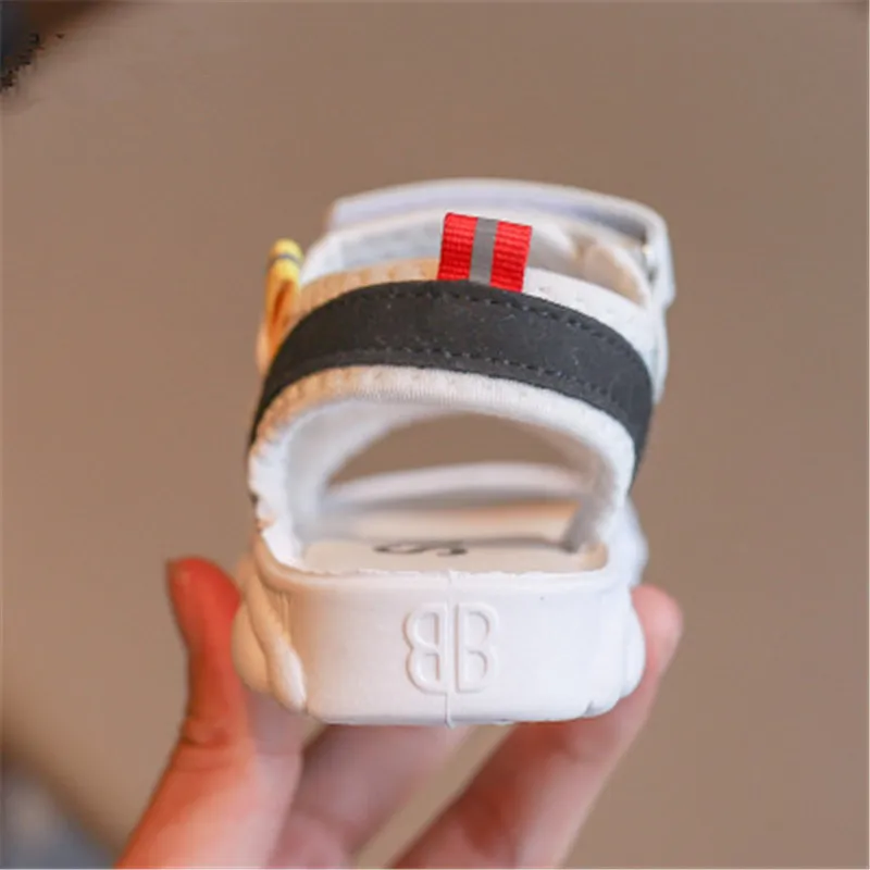 Сандалии Xiaying для мальчиков и девочек летние спортивные Нескользящие с рисунком