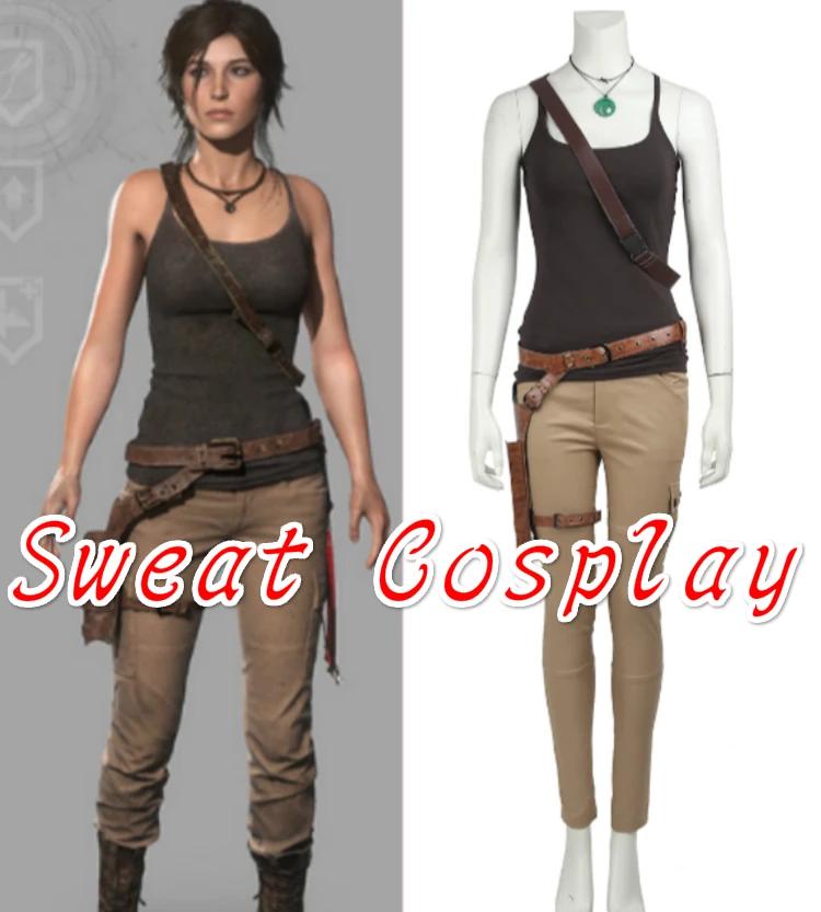 Женский костюм на Хэллоуин высококачественный для косплея|cosplay costume|lara croft