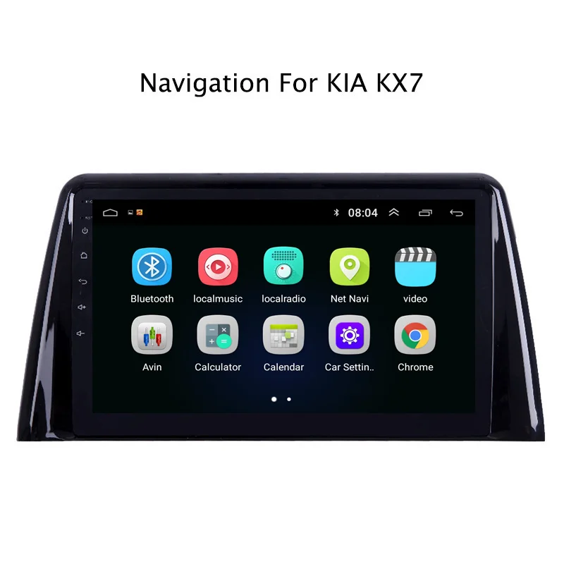Ectwodvd Android 8 1 автомобильный dvd плеер gps навигация для Kia KX7 Sorento 2017 Радио