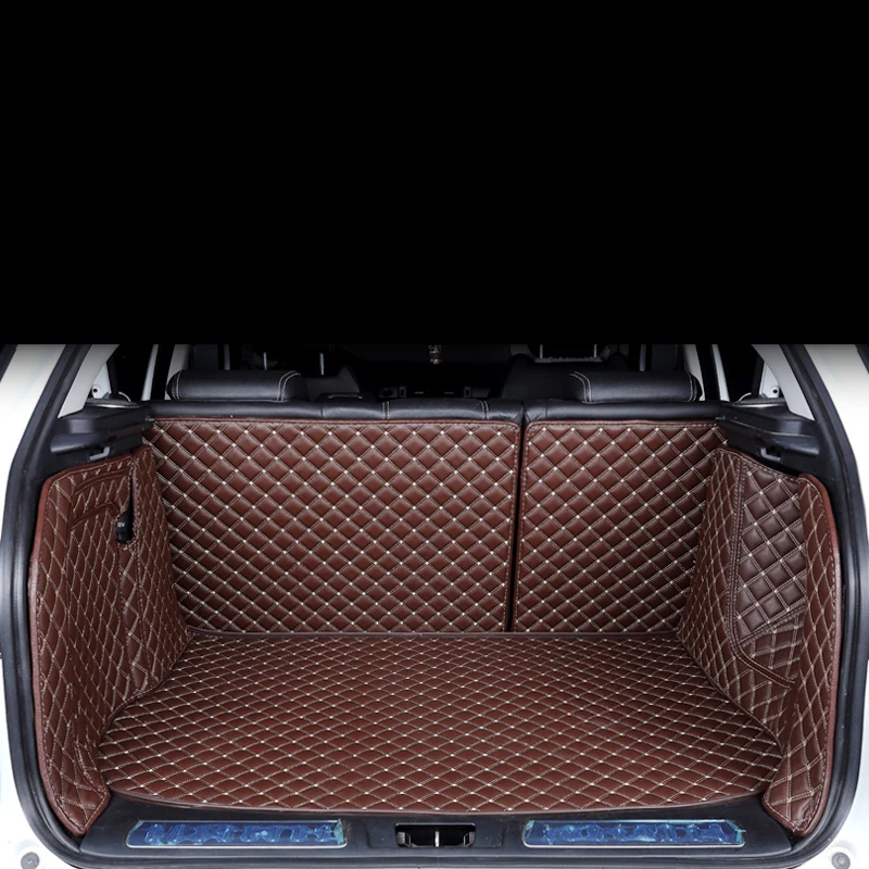 Волокно Кожаный Автомобильный Коврик для багажника Range Rover Evoque 2011 2012 2013 автомобильные аксессуары