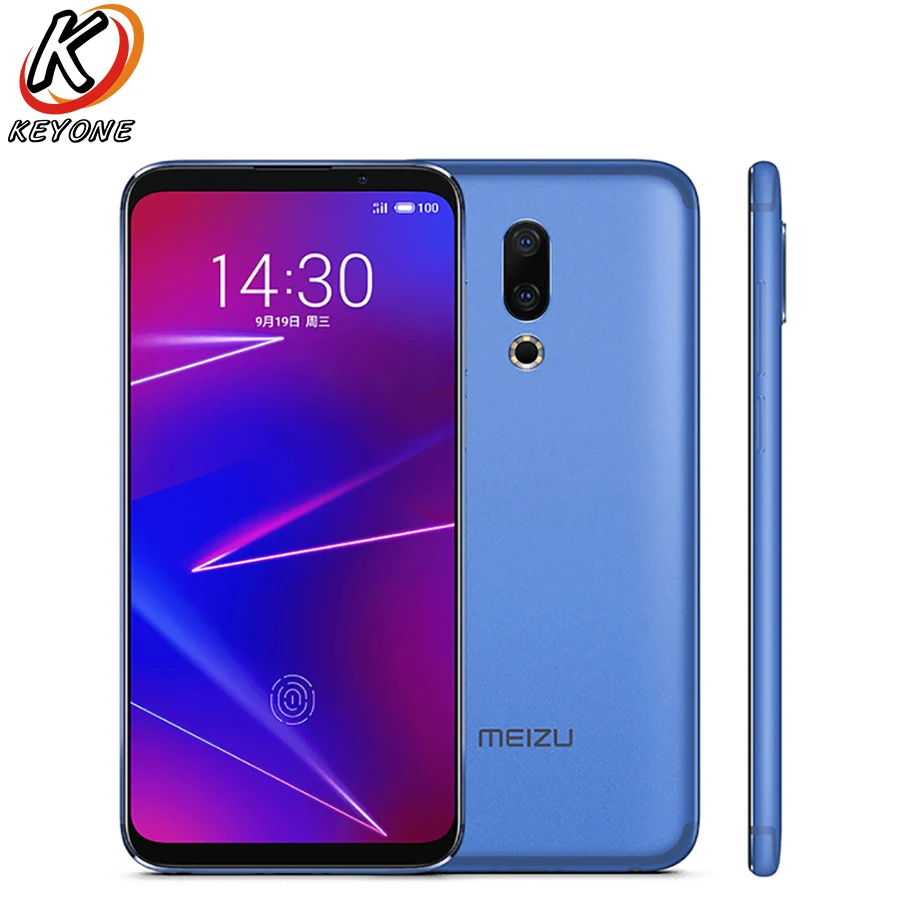 Meizu 16 16x LTE мобильный телефон 6," 6 ГБ ОЗУ 64 Гб ПЗУ Snapdragon 710 Восьмиядерный Android 3100 мАч 12.0MP+ 20.0MP задняя камера