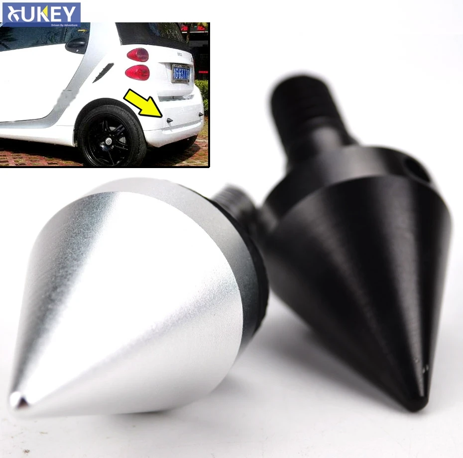 Защита для заднего бампера из стали 1 шт. защита шипы Benz SMART Fortwo W 451 2008 2014 комплект