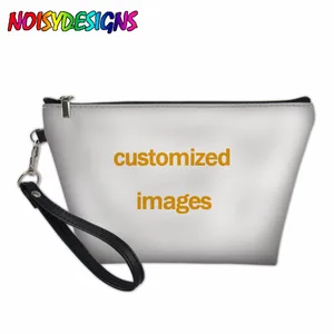 Женская косметичка с индивидуальным принтом, маленькая дорожная дамская сумочка для косметики на заказ, органайзер для косметики, чехол, сумки для туалетных принадлежностей