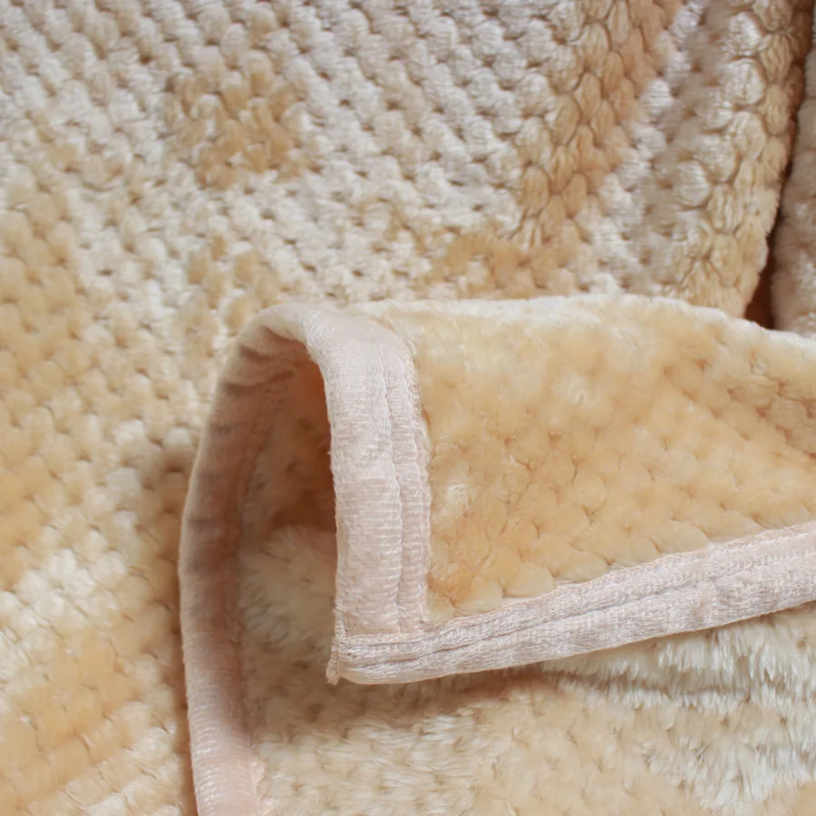 Толстый супер мягкий фланелевый плед с рисунком кукурузы ананаса сплошной цвет