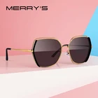 Женские поляризационные солнцезащитные очки merry's, дизайнерские трендовые очки с поляризационными линзами, с защитой UV400, S6267