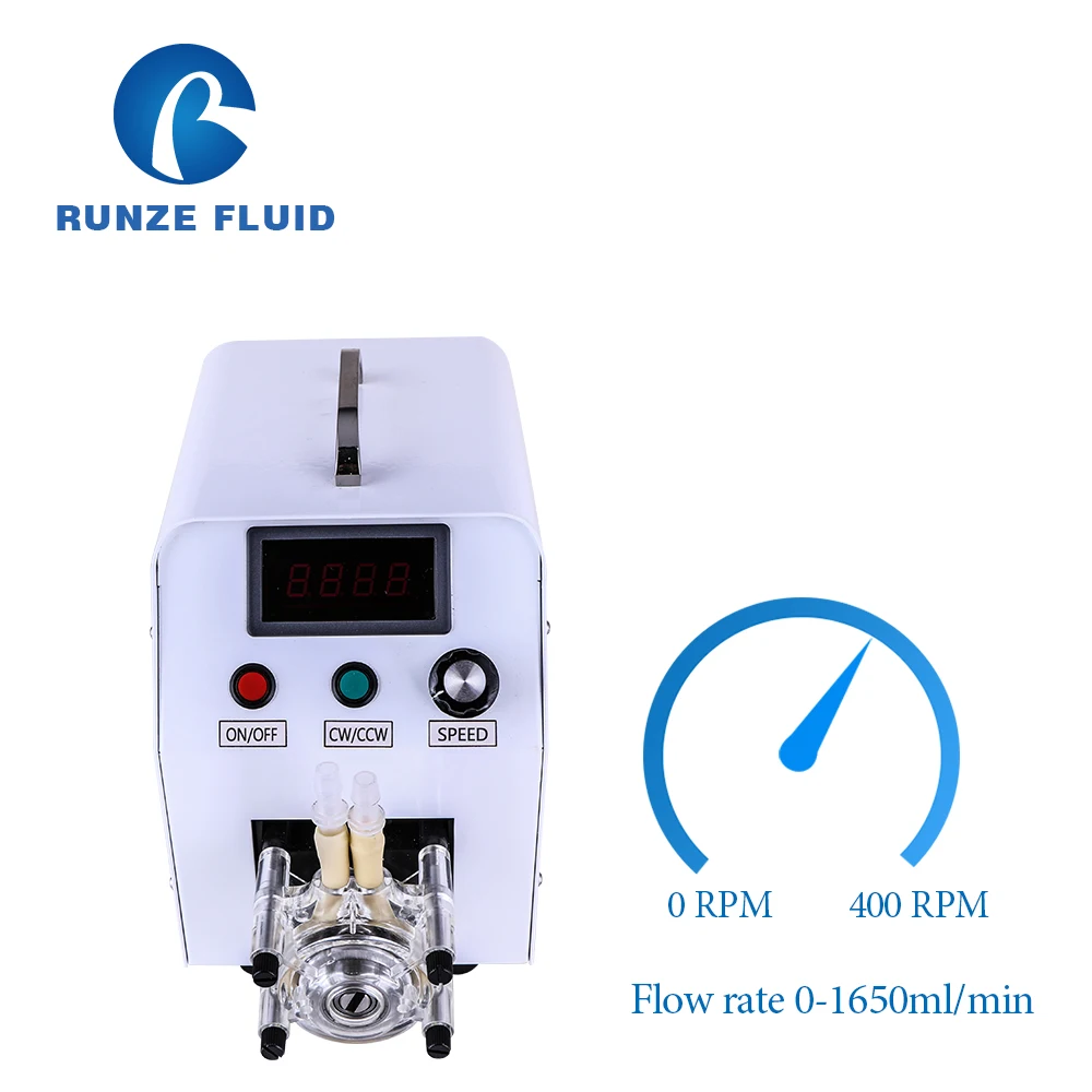 

Fluid Transfer Peristaltic Pump Adjustable Flow 0-1600ml/min Bio-Chemicals Lab China